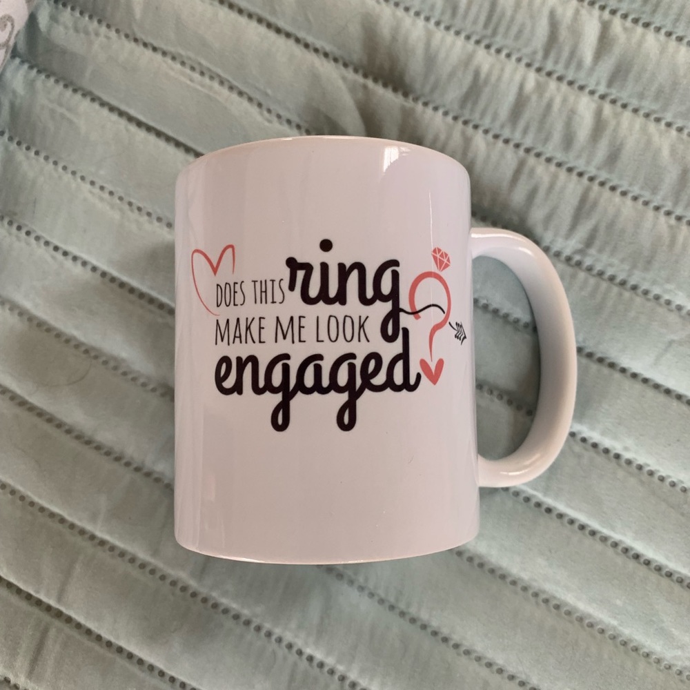 Engaged coffee mug